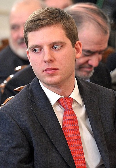Historical and cultural monuments conservation specialist Yevgeny Sosedov, winner of the 2012 President’s Prize for young cultural professionals.