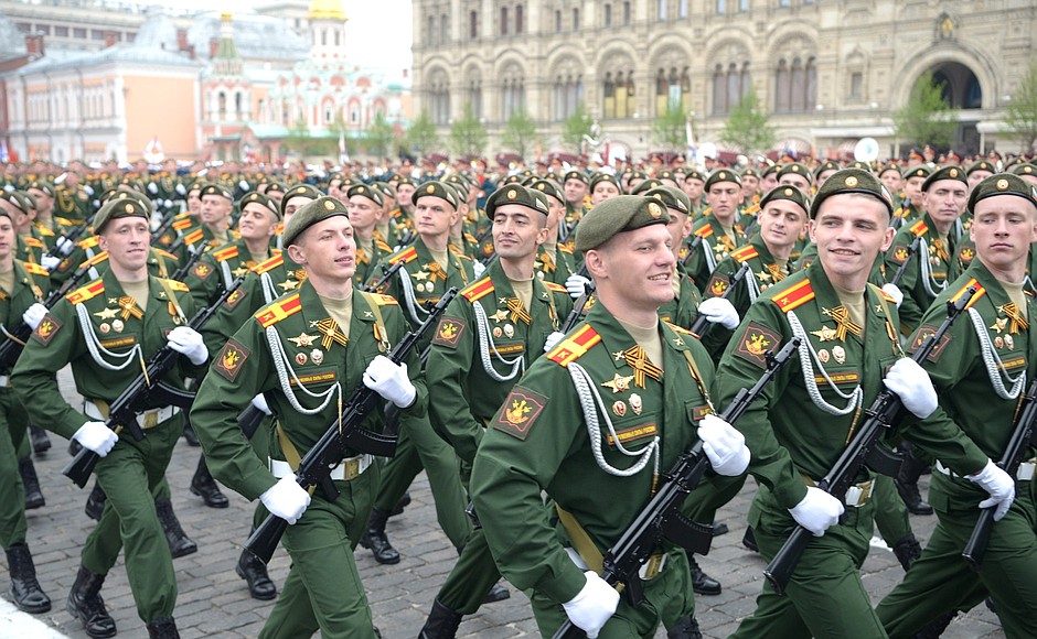 The Victory Parade marking the 74th anniversary of Victory in the Great Patriotic War.
