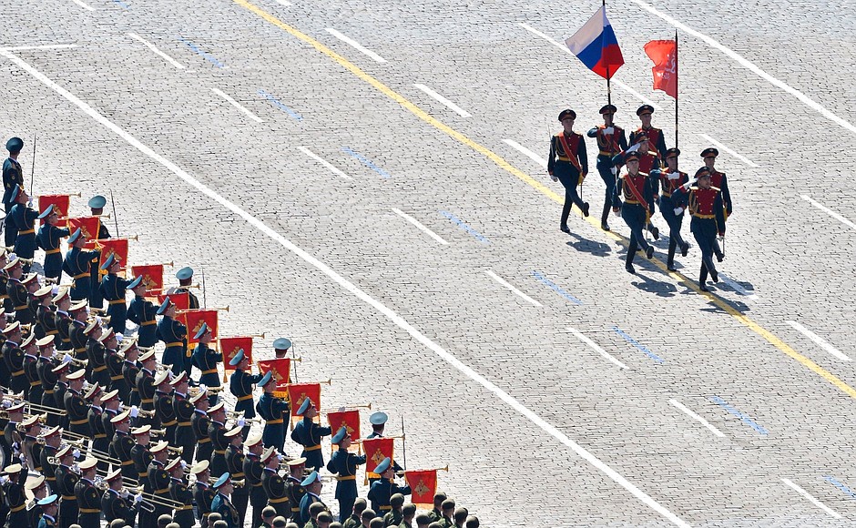 Военный парад в ознаменование 70-й годовщины Победы в Великой Отечественной войне 1941–1945 годов. Фото: may9.ru.