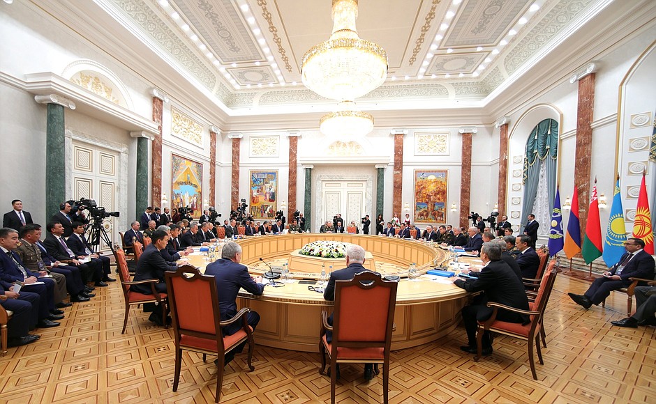 Заседание Совета коллективной безопасности ОДКБ в расширенном составе.