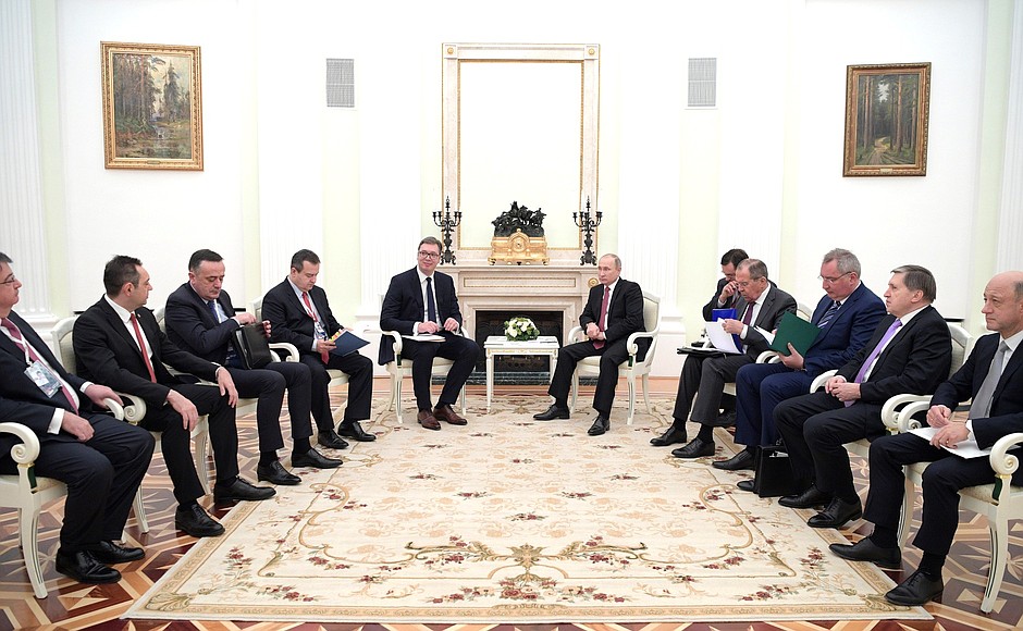 Встреча с Президентом Республики Сербии Александром Вучичем.