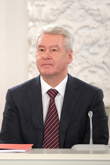 State Council meeting. Mayor of Moscow Sergei Sobyanin.