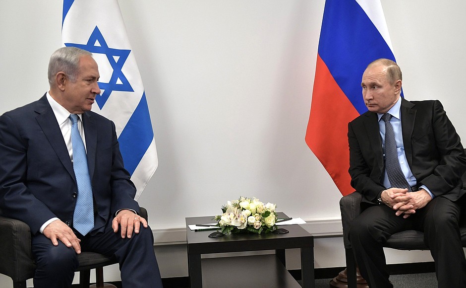 With Prime Minister of Israel Benjamin Netanyahu.