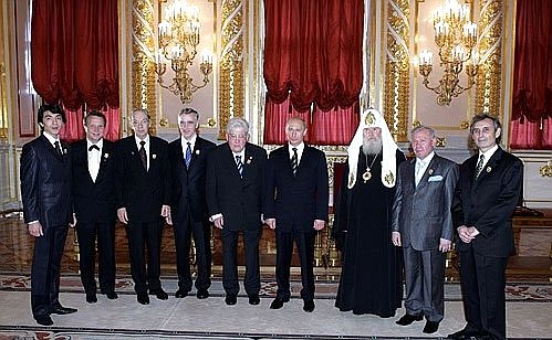 Церемония вручения Государственных премий. Лауреаты Государственных премий 2005 года.