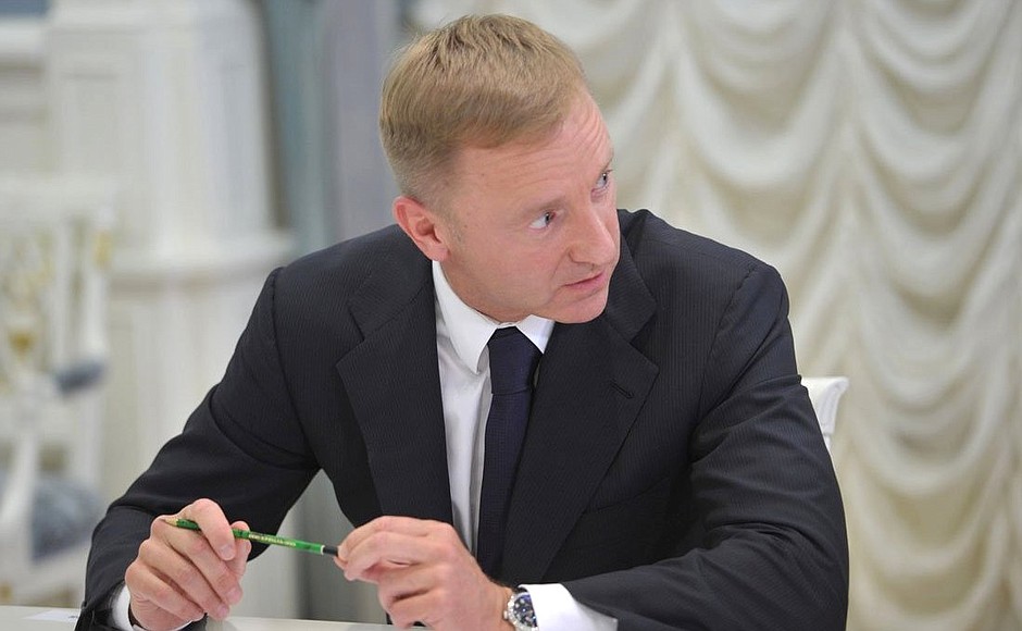 Education and Science Minister Dmitry Livanov before a meeting on school education.