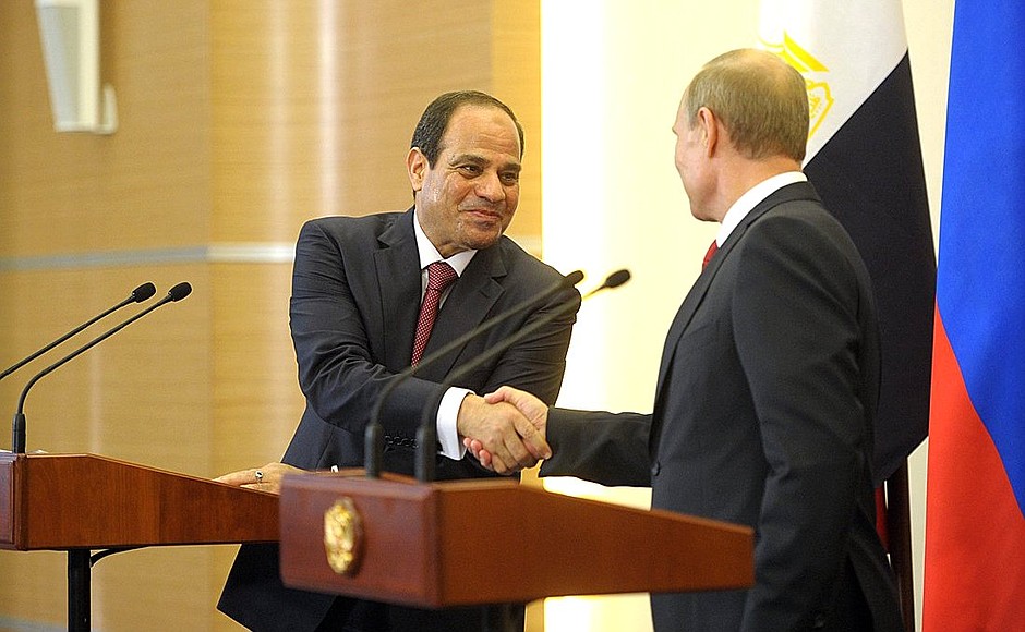 Заявления для прессы по итогам российско-египетских переговоров.