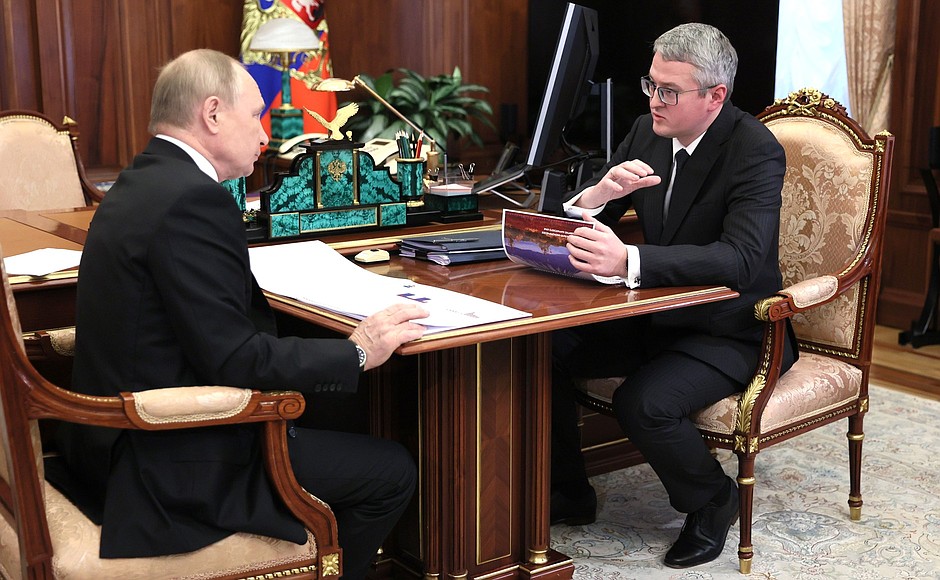 Встреча с губернатором Камчатского края Владимиром Солодовым.
