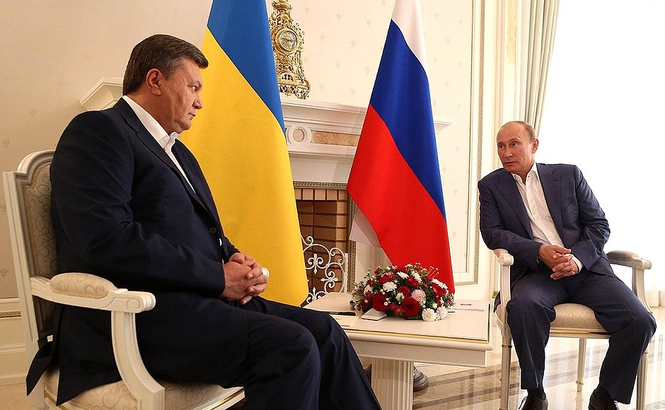 Встреча с Президентом Украины Виктором Януковичем.