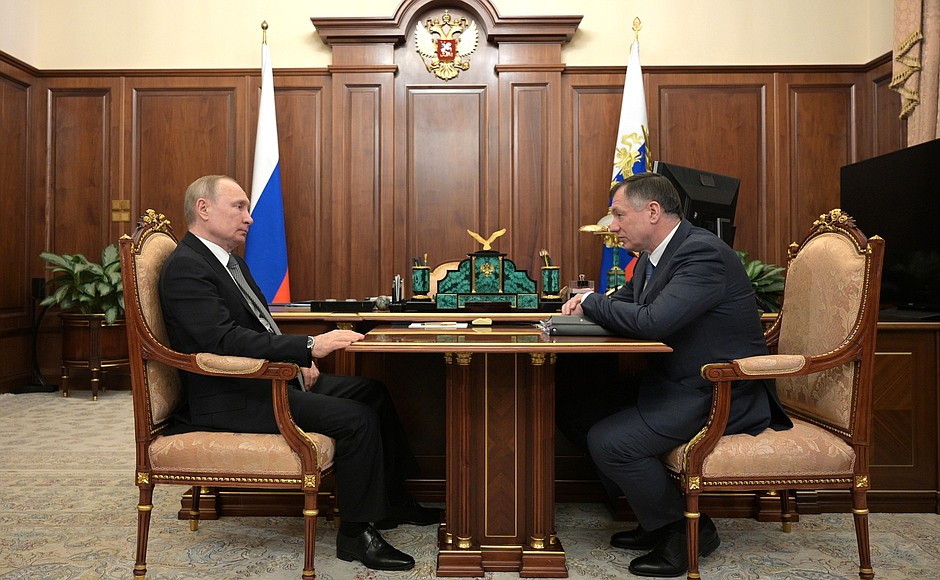 Meeting with Deputy Prime Minister Marat Khusnullin.