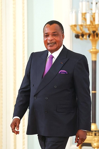 President of the Republic of the Congo Denis Sassou Nguesso.