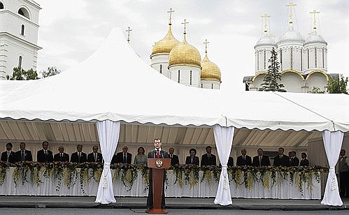 Выступление на торжественном приёме по случаю празднования Дня России.
