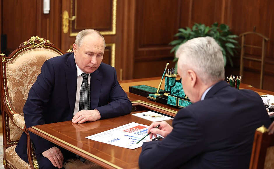 Встреча с мэром Москвы Сергеем Собяниным.