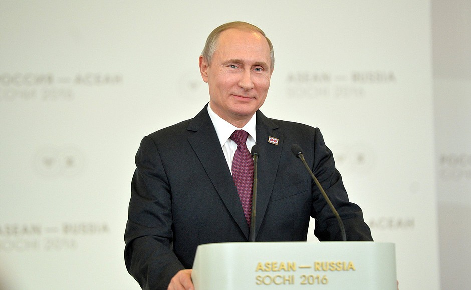 На пресс-конференции по итогам саммита Россия – АСЕАН.