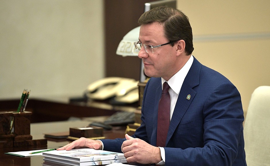 Временно исполняющий обязанности губернатора Самарской области Дмитрий Азаров.
