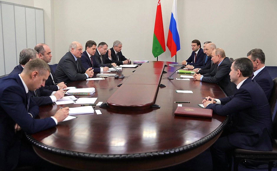 Встреча с Президентом Республики Беларусь Александром Лукашенко.