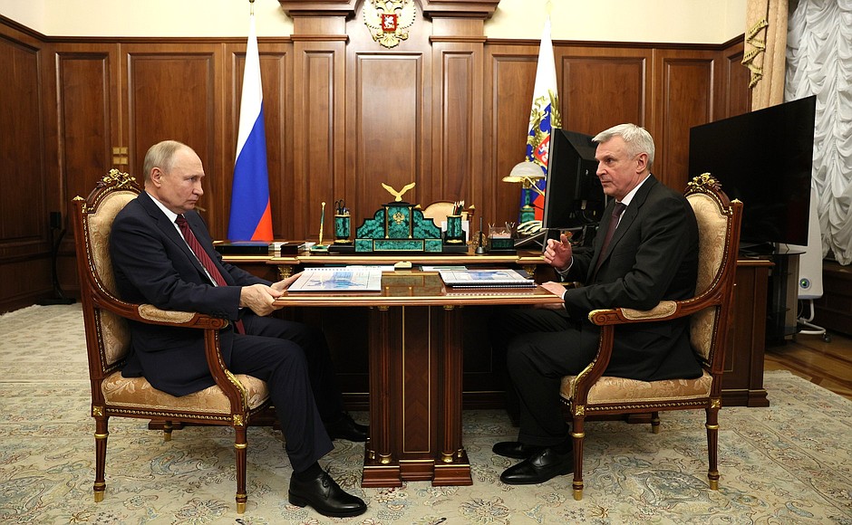 With Magadan Region Governor Sergei Nosov.