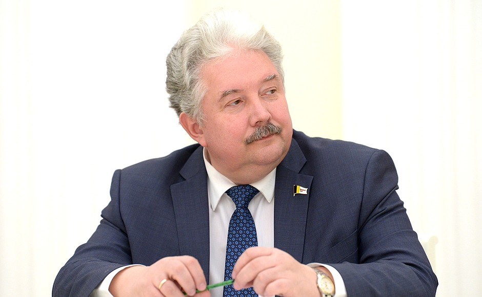 Candidate from the Russian All-People's Union party Sergei Baburin.
