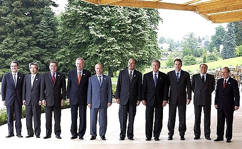 Meeting of G8 heads of state.