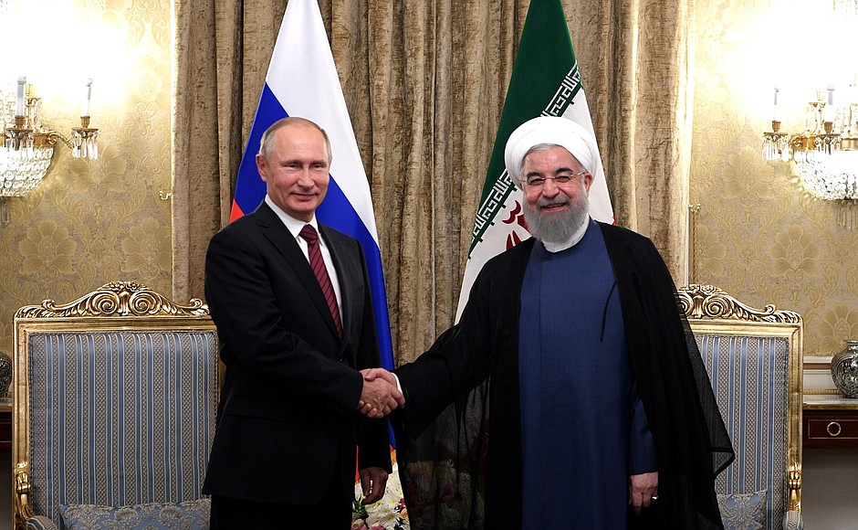С Президентом Исламской Республики Иран Хасаном Рухани.