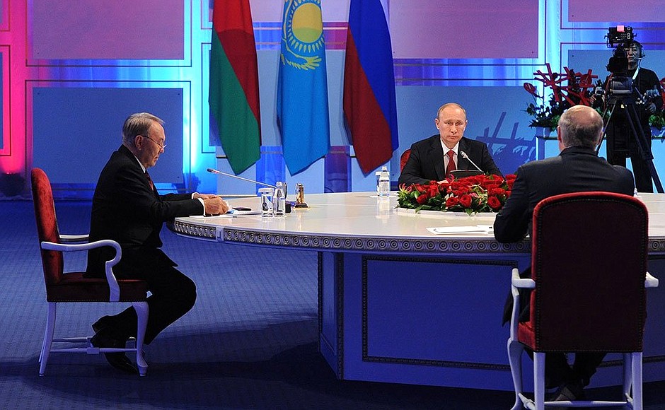 Narrow format meeting of the Supreme Eurasian Economic Council.