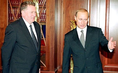 С лидером ЛДПР Владимиром Жириновским.