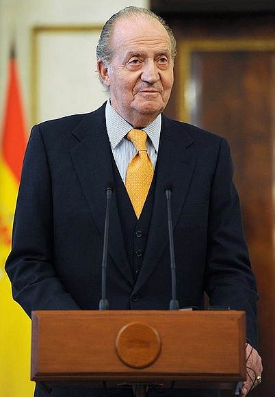 Король Испании Хуан Карлос I.