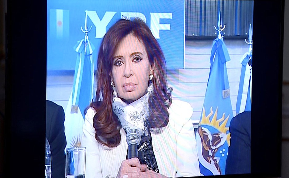 President of Argentina Cristina Fernandez de Kirchner.