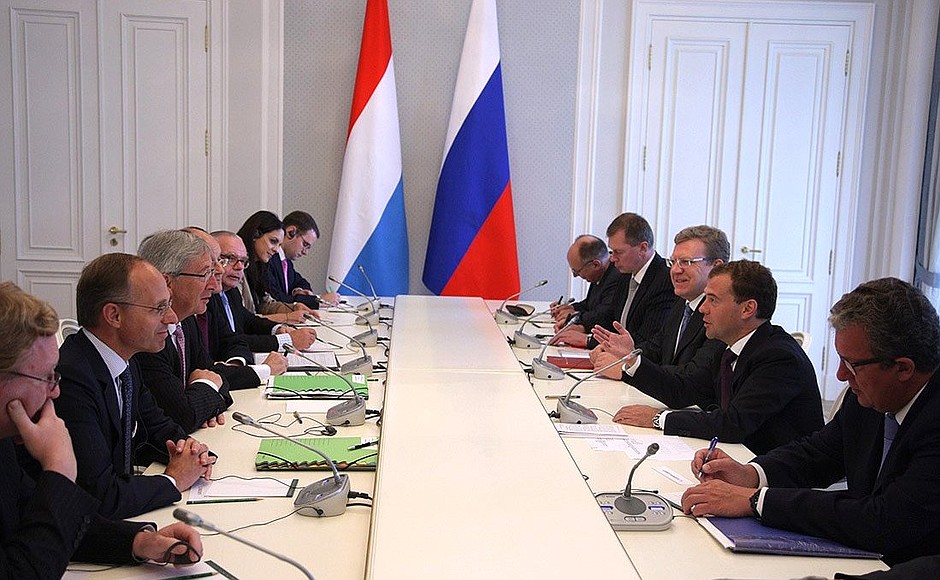 Российско-люксембургские переговоры.