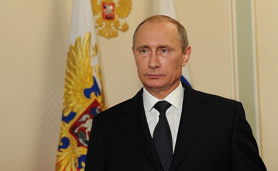 Statement by President of Russia Vladimir Putin. Mr Putin called for all parties to the conflict in Ukraine to ensure the necessary conditions for conducting a full investigation into the crash of the Malaysia Airlines plane.