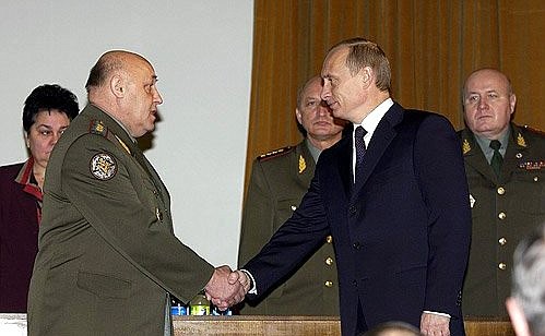 На совещании руководящего состава Вооруженных Сил России.