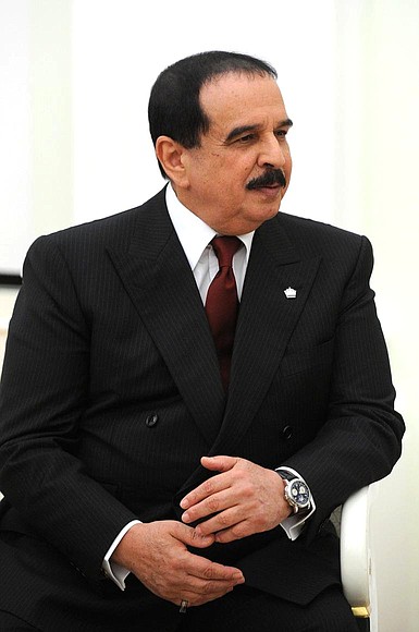 King of Bahrain Hamad bin Isa Al Khalifa.