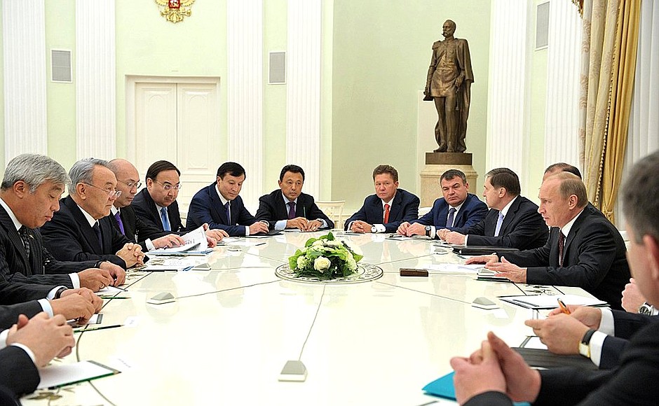Russian-Kazakhstani talks.