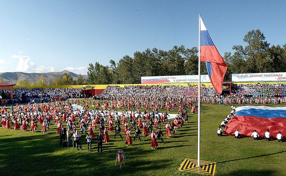 A sports festival dedicated to the 100th anniversary of Tuva’s accession to Russia.