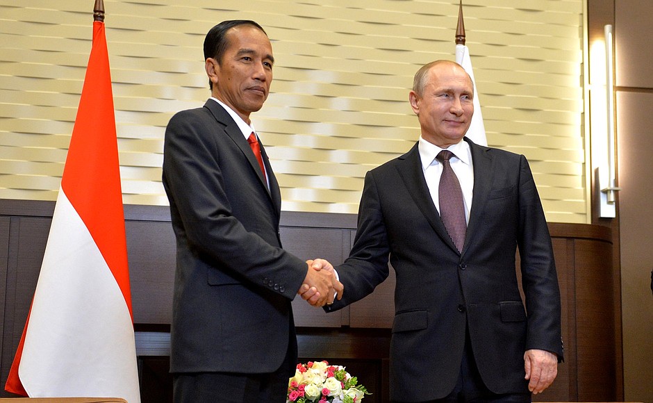 With President of Indonesia Joko Widodo.