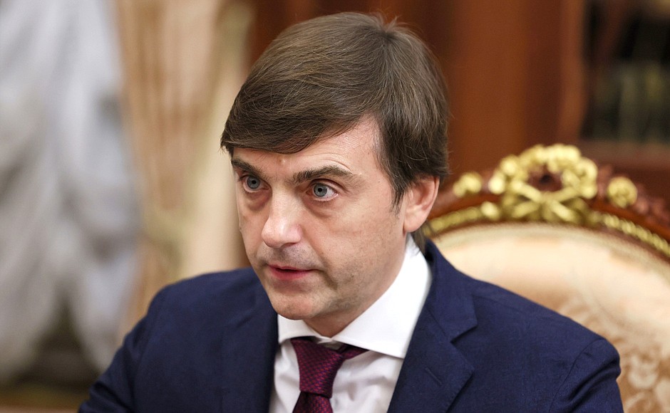 Minister of Education Sergei Kravtsov.