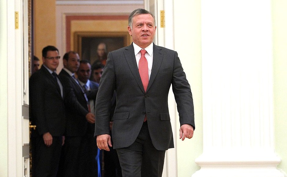 King Abdullah II of Jordan.
