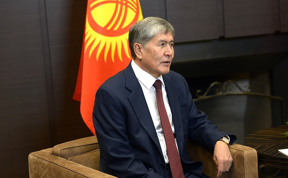 Президент Киргизии Алмазбек Атамбаев.