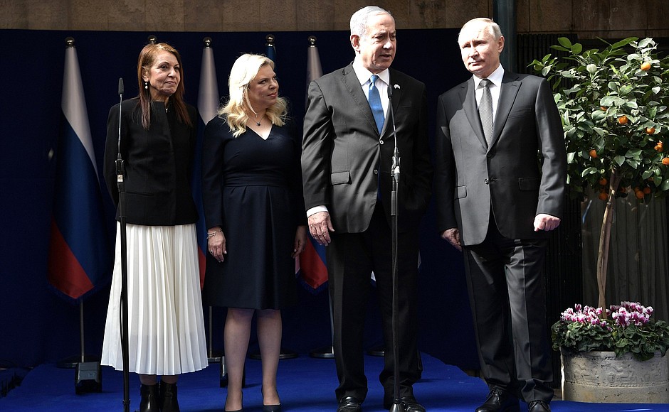 Заявления по итогам встреч с Премьер-министром Израиля Биньямином Нетаньяху, Патриархом Иерусалимским и всея Палестины Феофилом III и Яффой Иссасхар.
