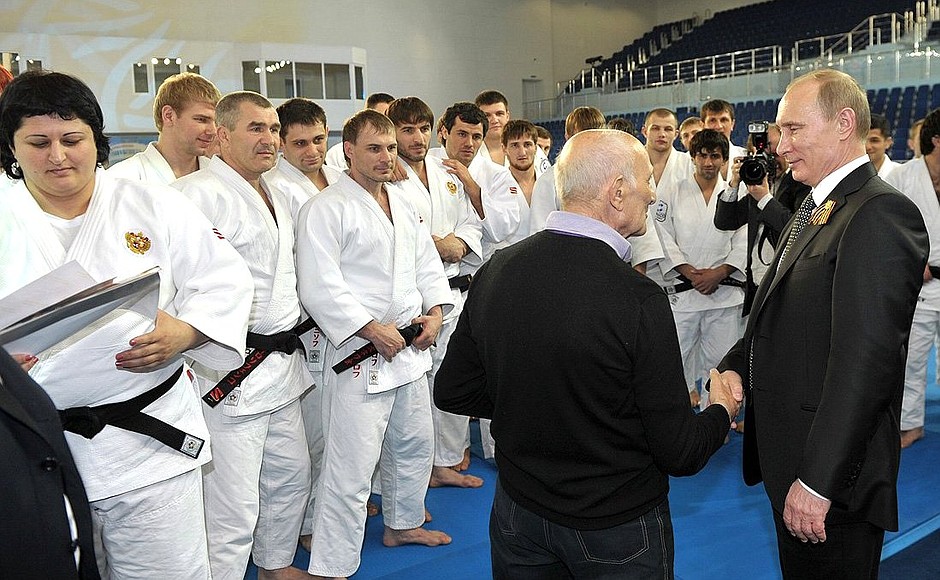 Visit to the Russian national judo team’s training base.
