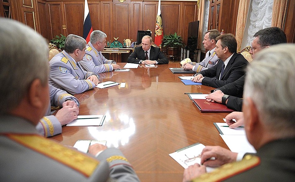 Meeting with Interior Ministry staff.