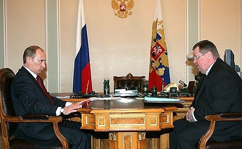 Встреча с Генеральным прокурором Владимиром Устиновым.