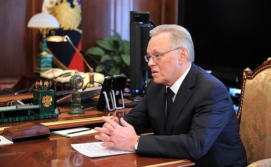 President of the Russian Academy of Sciences Yury Osipov.