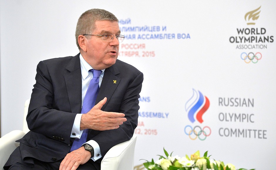 IOC President Thomas Bach.