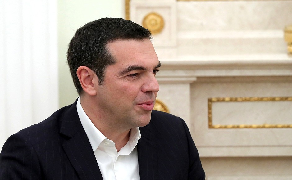 Prime Minister of Greece Alexis Tsipras.