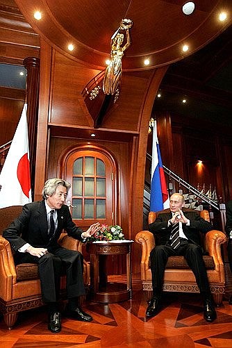 With the Prime Minister of Japan, Junichiro Koizumi.