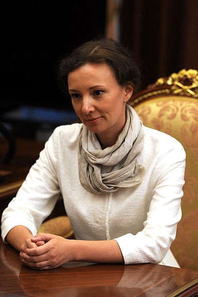 Anna Kuznetsova, the new Presidential Commissioner for Children’s Rights.