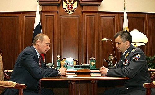 Рабочая встреча с Министром внутренних дел Рашидом Нургалиевым.