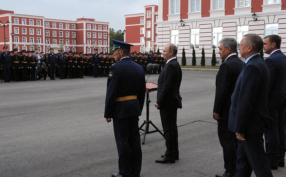 Visit to the Tula Suvorov Military Academy.
