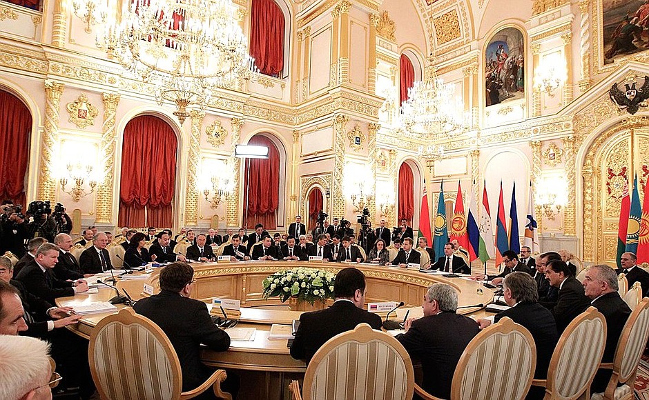EurAsEC Interstate Council meeting in expanded format.