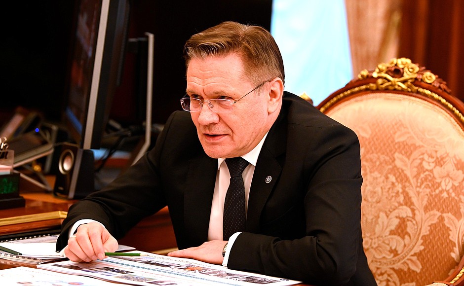 Director General of the State Atomic Energy Corporation Rosatom Alexei Likhachev.